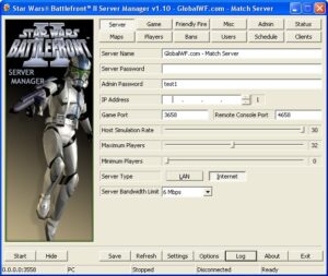 MyGWL.com - SWBF2 Remote Server Manager