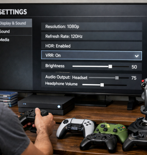 MyGWL.com - Console Gamer Adjusting Console Settings