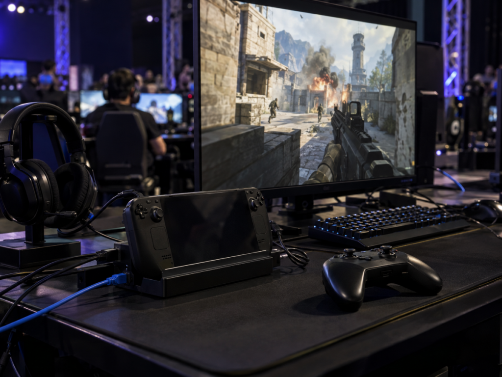 Esports Station Example of 120Hz Handheld
