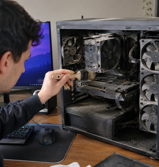 Cleaning a Dusty PC