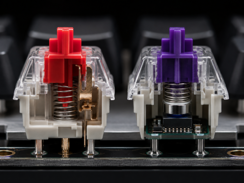 Contact vs Magnetic Keyboard Switches