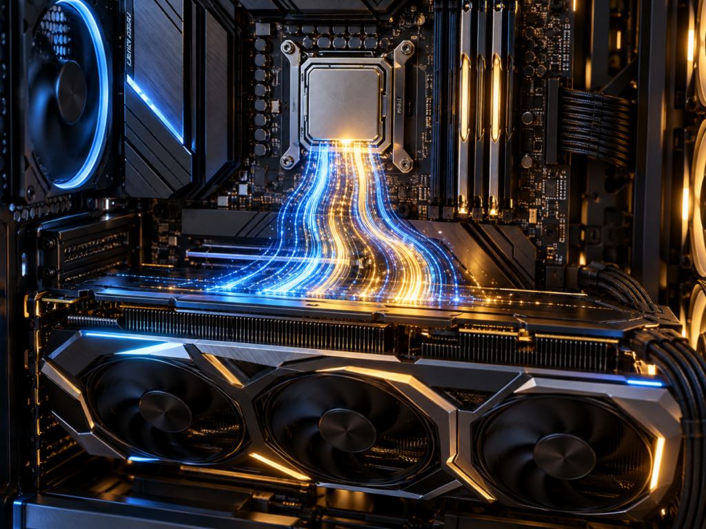 CPU Connections Represented on Motherboard