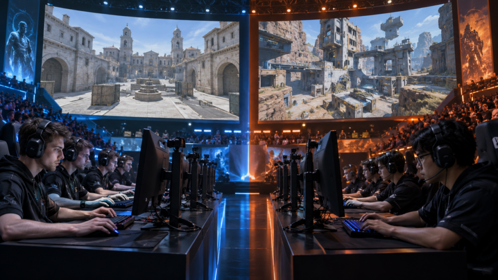 Esports Standard Map vs Randomized Map
