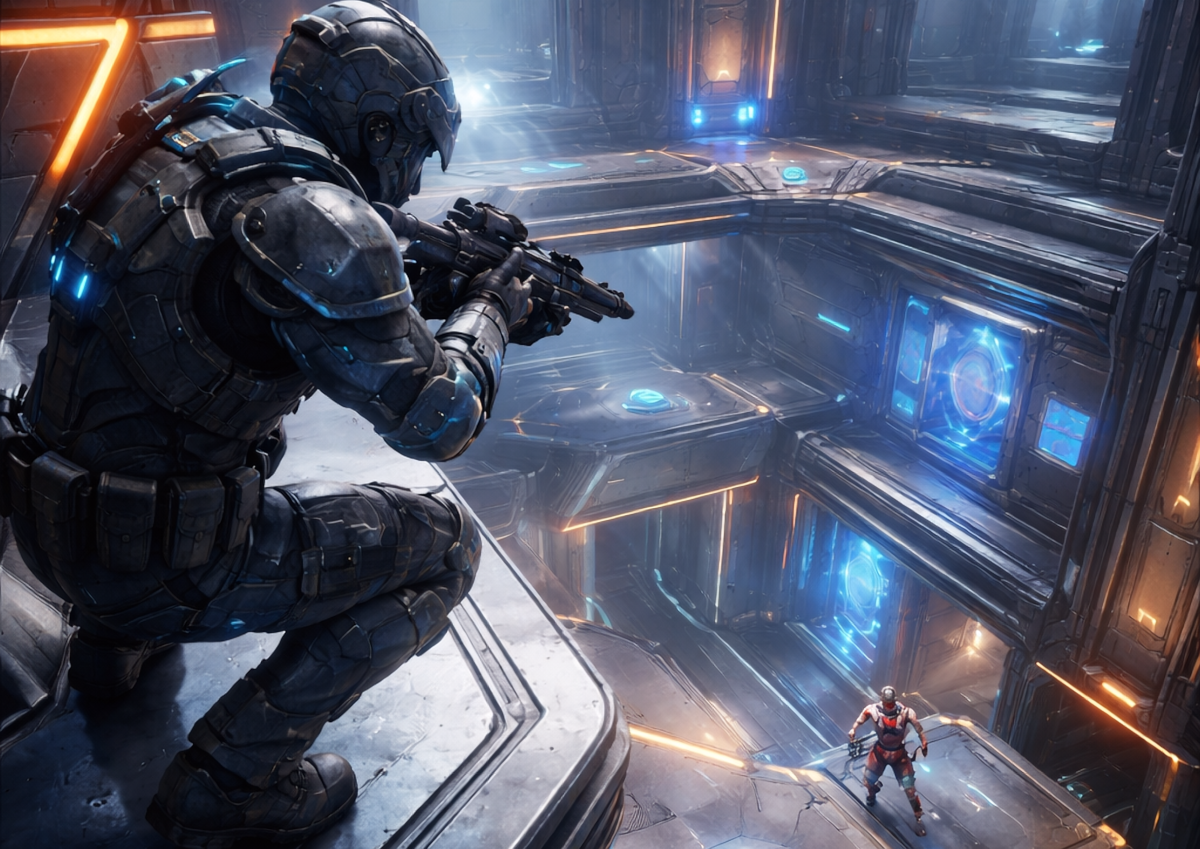 Futuristic Arena Shooter