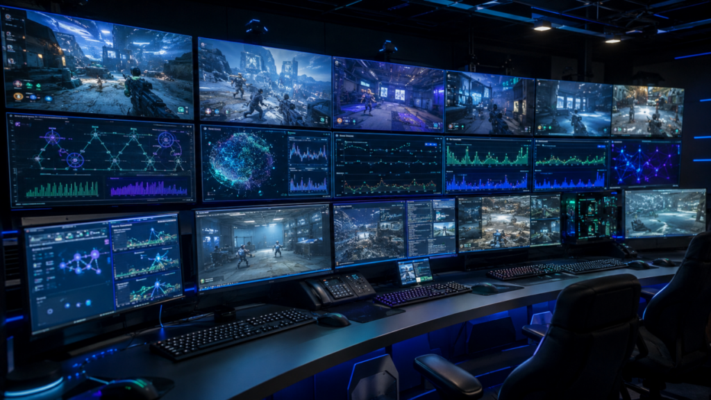 Futuristic Control Room