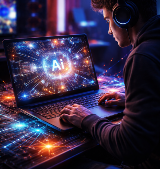 MyGWL.com - Gamer with AI Laptop