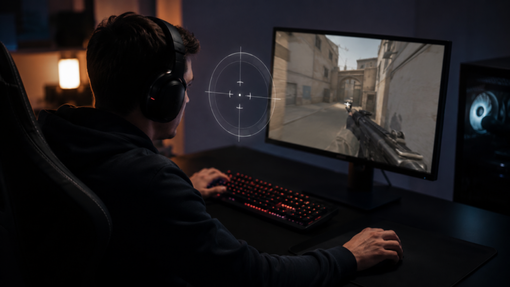 Gamer Auto-aim in the Zone