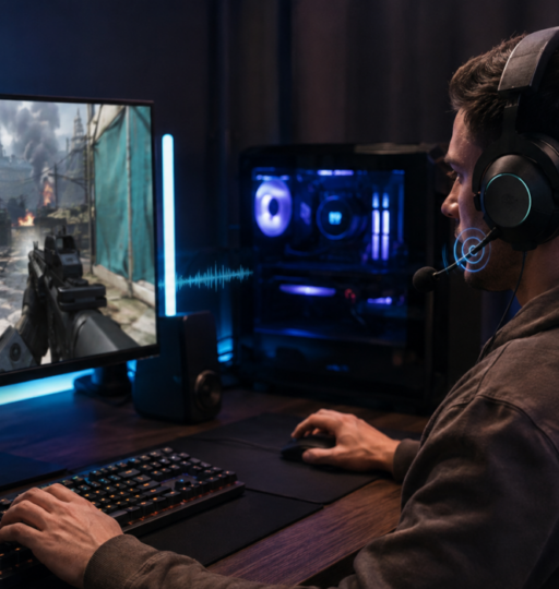 Gamer Communication with PC Setup