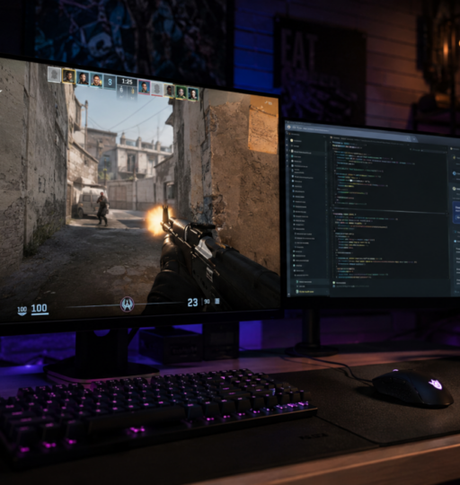 Gamer with AI Coding Malware