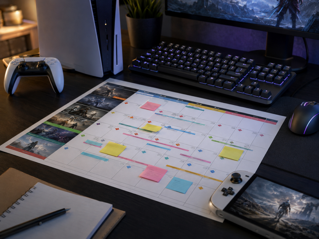 Gamer's Planning and Workspace