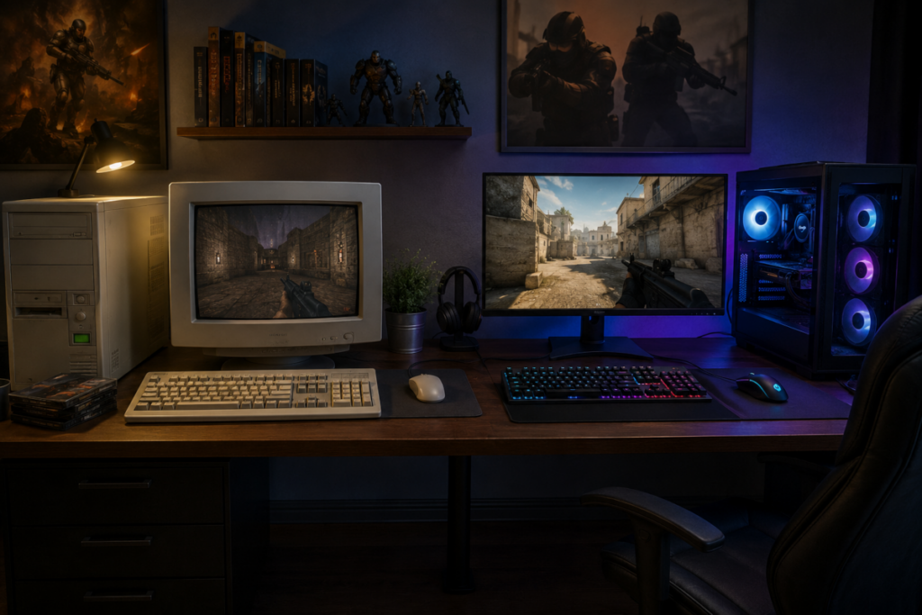 Gaming Evolution Then and Now