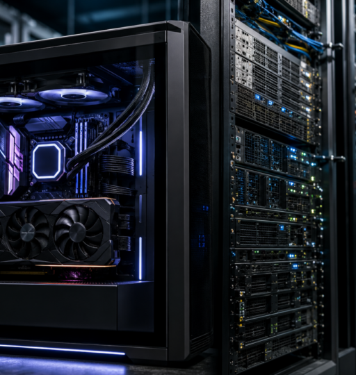 Gaming PC and AI Server Racks