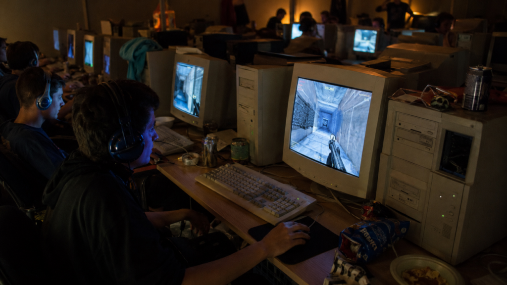 Lan Party Gaming Setup