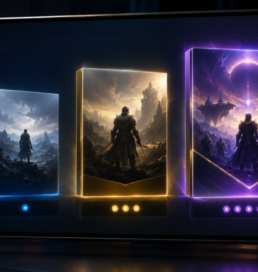 Online Game Store UI Display