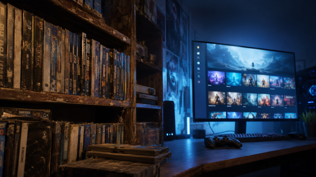 Physical Games vs Digital Library