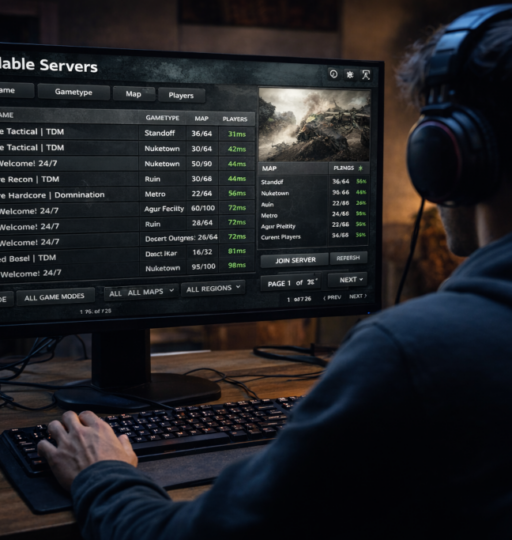MyGWL.com - Server Browser Navigation