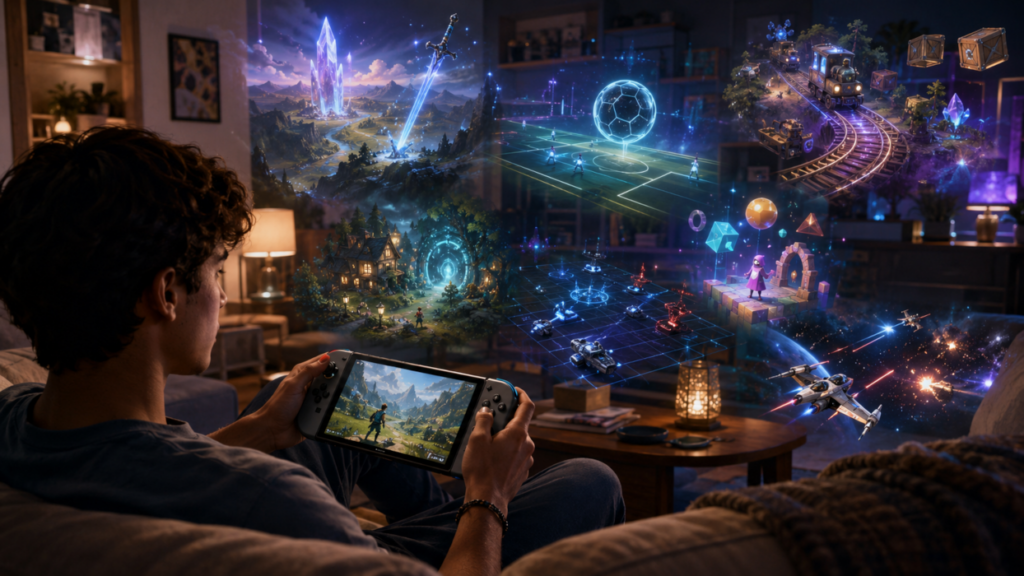 Nintendo Switch 2 Holographic Worlds