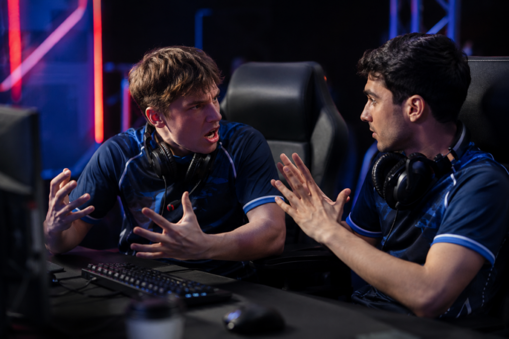 Tense Moment in Esports